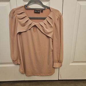 Women's Blouse in Elegant Peach